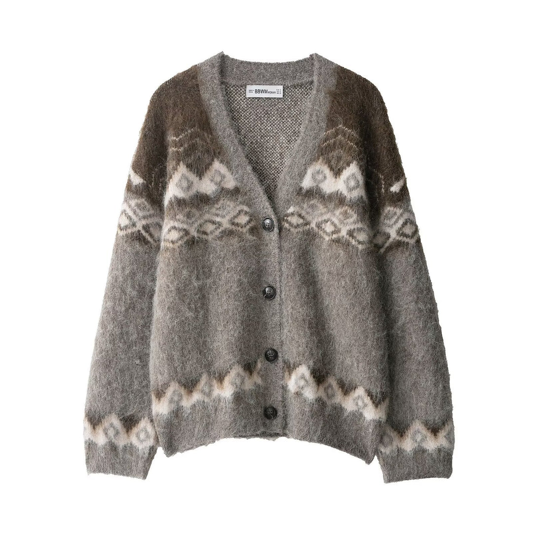Kvinnor Varm stickad Cardigan Mirla-Eva Jonsson