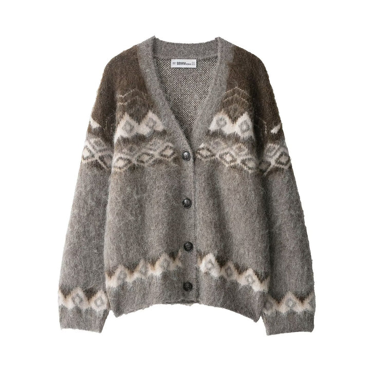 Kvinnor Varm stickad Cardigan Mirla-Eva Jonsson