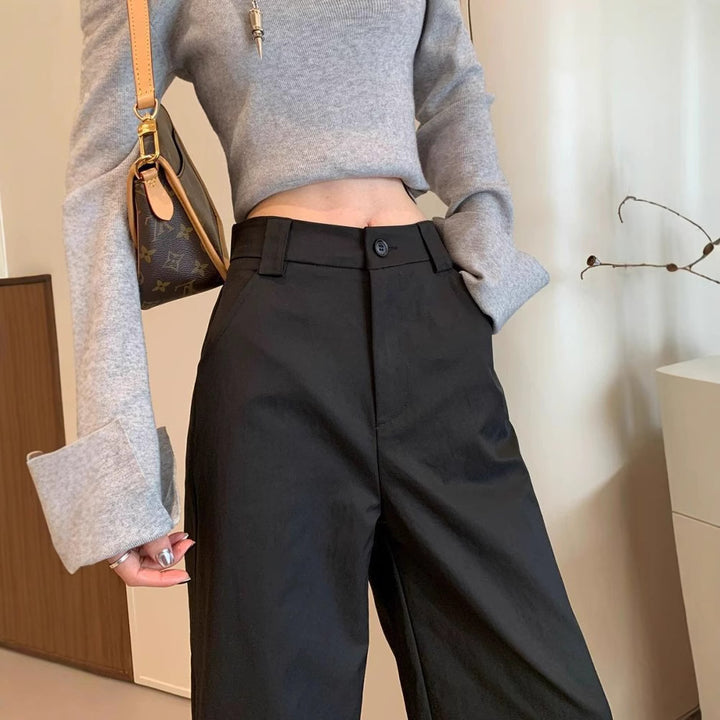 Kvinnor Wide-Cut High-Waist Byxor Mirla-Eva Jonsson