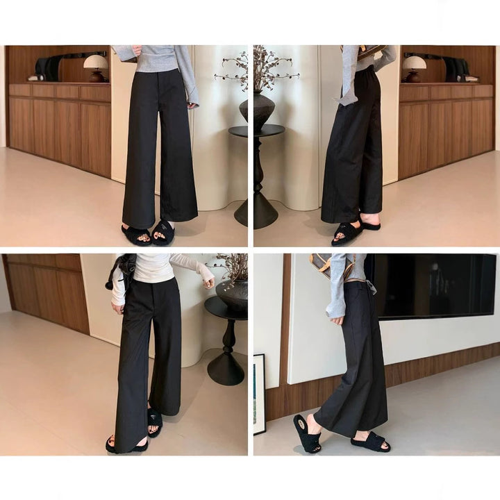 Kvinnor Wide-Cut High-Waist Byxor Mirla-Eva Jonsson