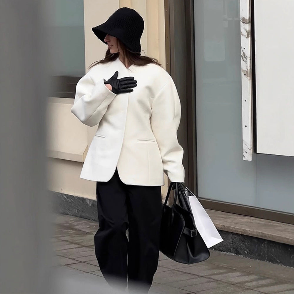 Kvinnor avslappnad blazer i högkvalitativt material Mirla-Eva Jonsson