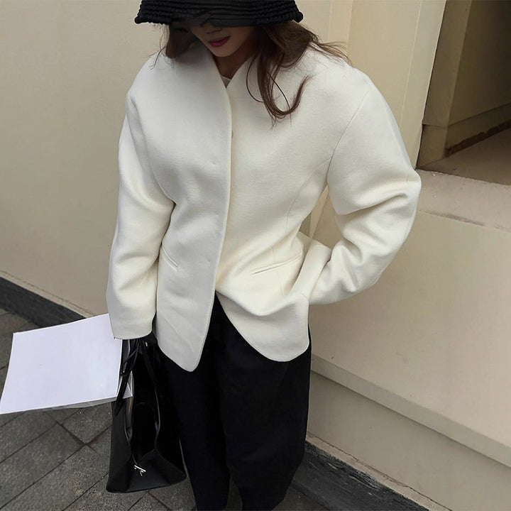 Kvinnor avslappnad blazer i högkvalitativt material Mirla-Eva Jonsson