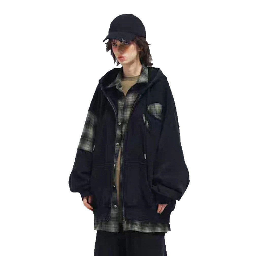Kvinnor avslappnad oversized hoodie med unika applikationer Mirla-Eva Jonsson