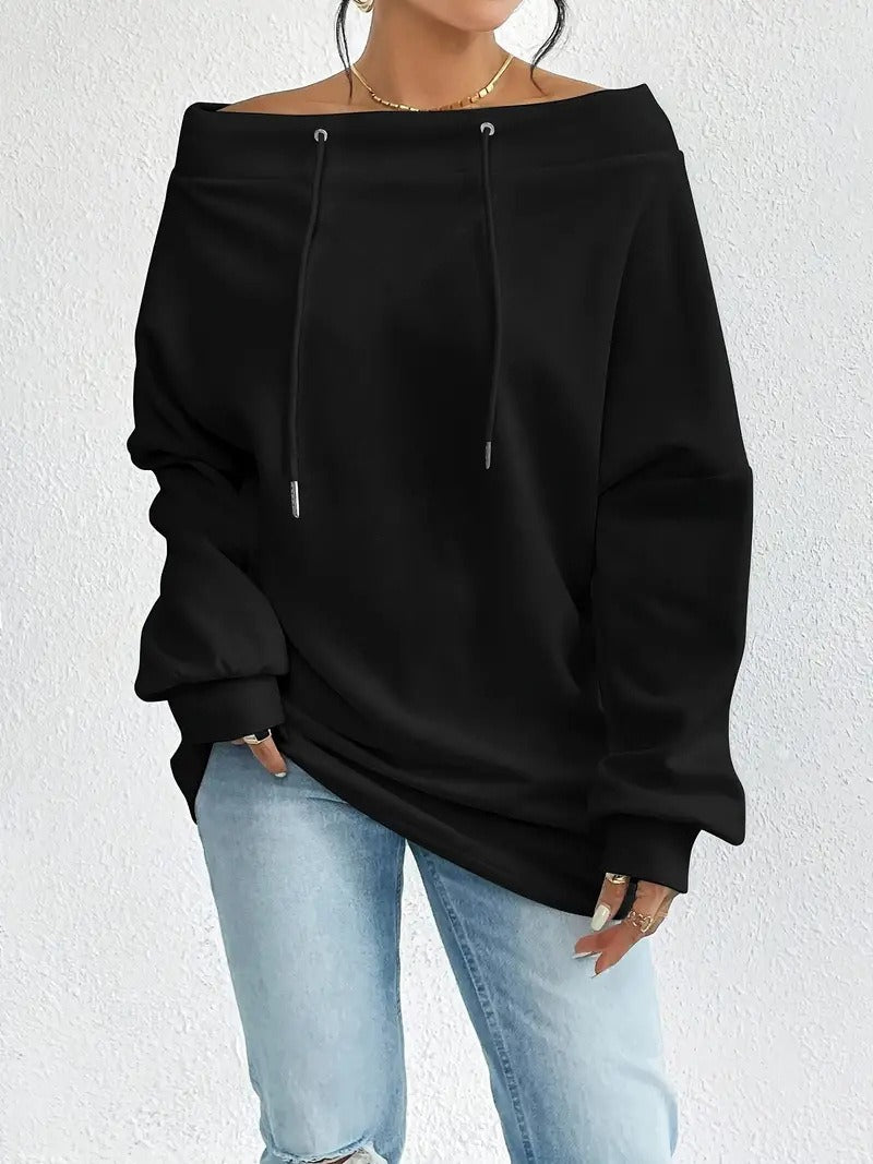 Kvinnor avslappnad oversized sweatshirt Mirla-Eva Jonsson