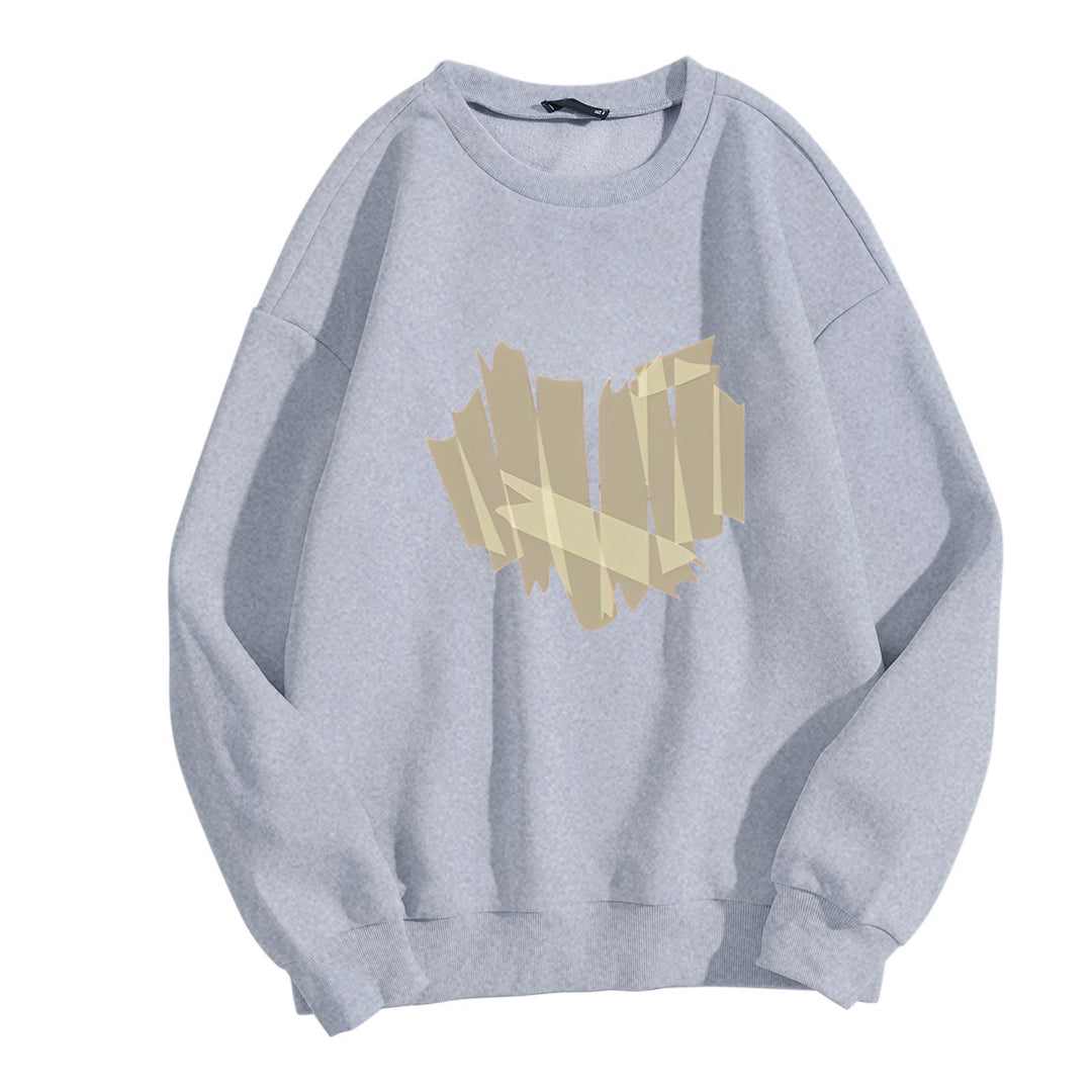 Kvinnor avslappnad sweatshirt med holistisk design Mirla-Eva Jonsson