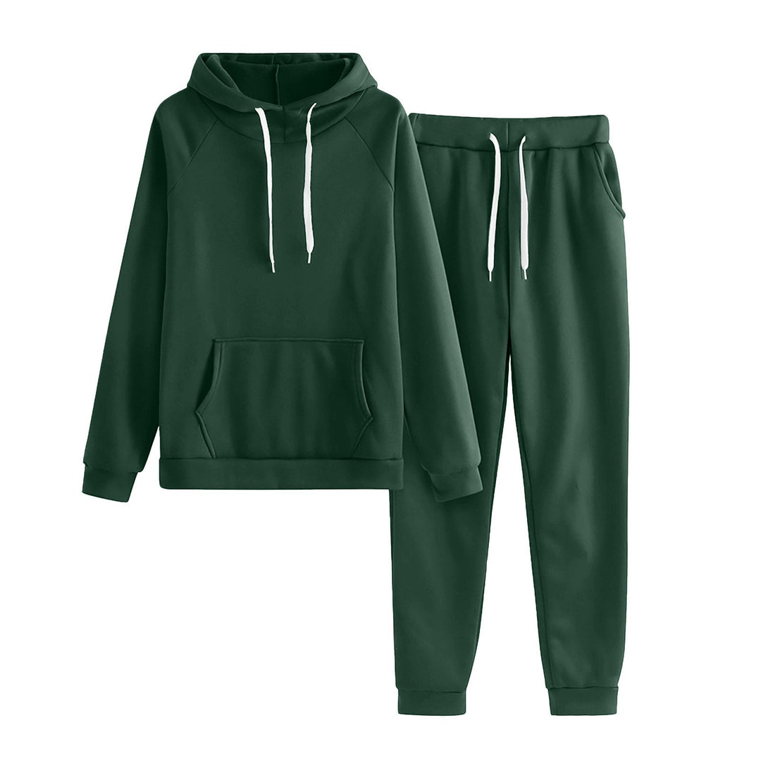Kvinnor bekväm fritidsset med hoodie och joggingbyxor Mirla-Eva Jonsson