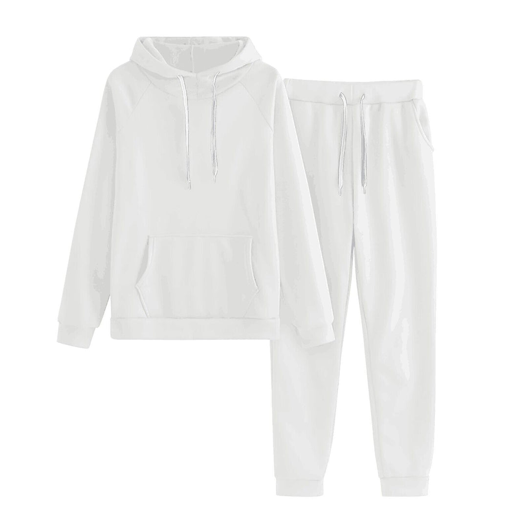 Kvinnor bekväm fritidsset med hoodie och joggingbyxor Mirla-Eva Jonsson
