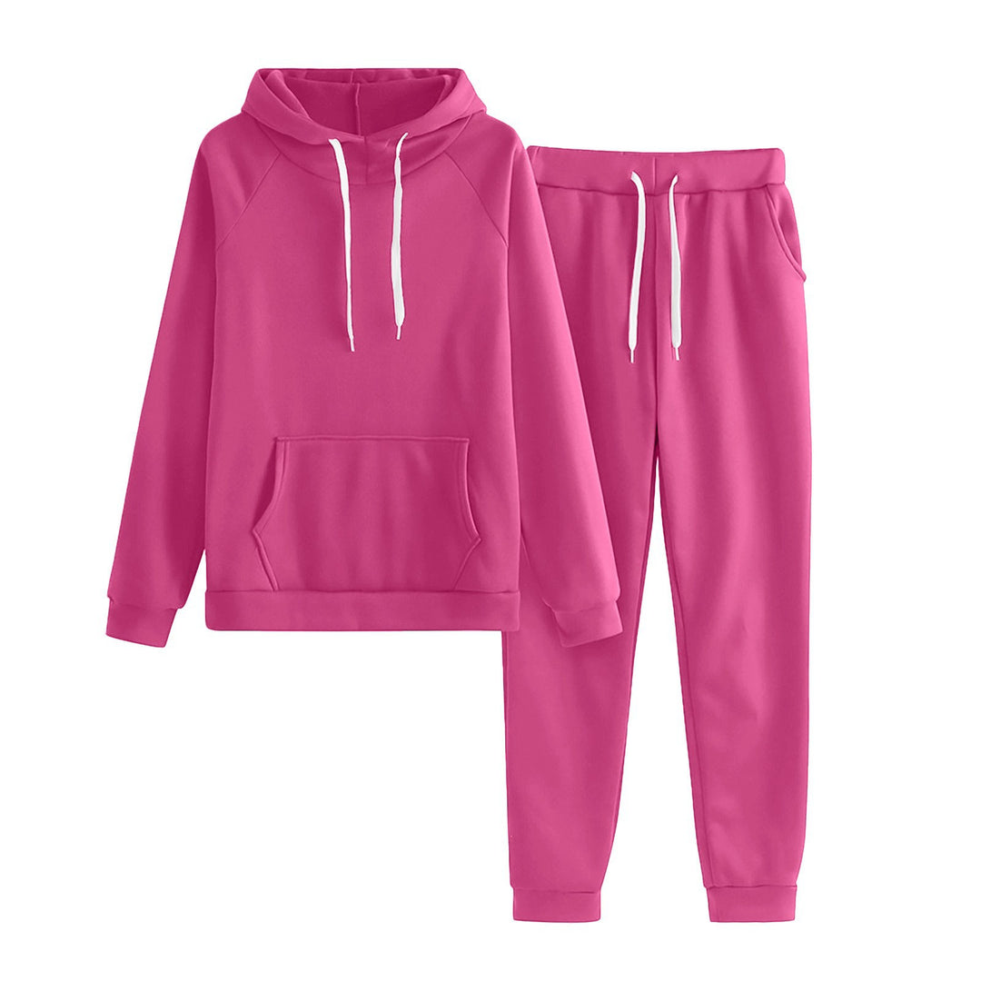 Kvinnor bekväm fritidsset med hoodie och joggingbyxor Mirla-Eva Jonsson