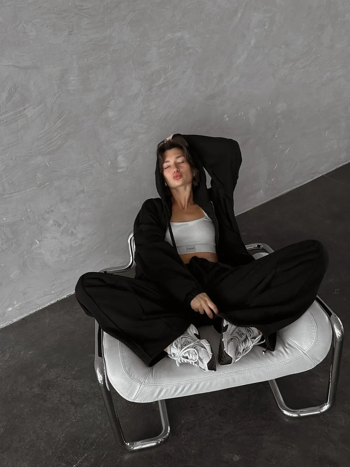 Kvinnor bekväm oversized joggdress Mirla-Eva Jonsson