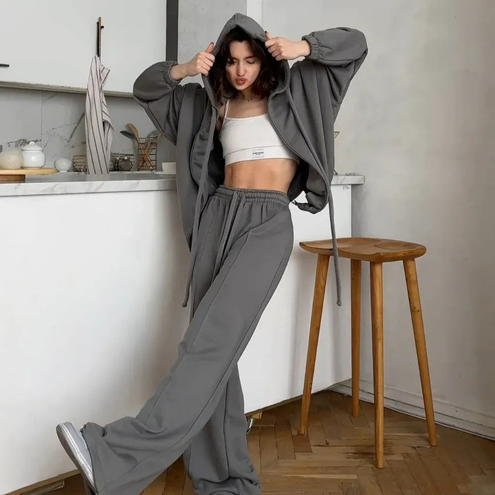 Kvinnor bekväm oversized joggdress Mirla-Eva Jonsson