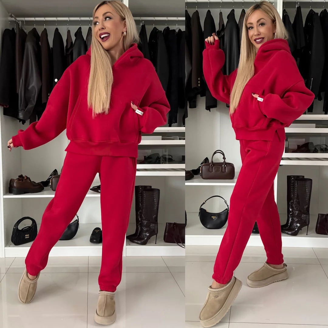 Kvinnor casual hoodie och jogger set Mirla-Eva Jonsson