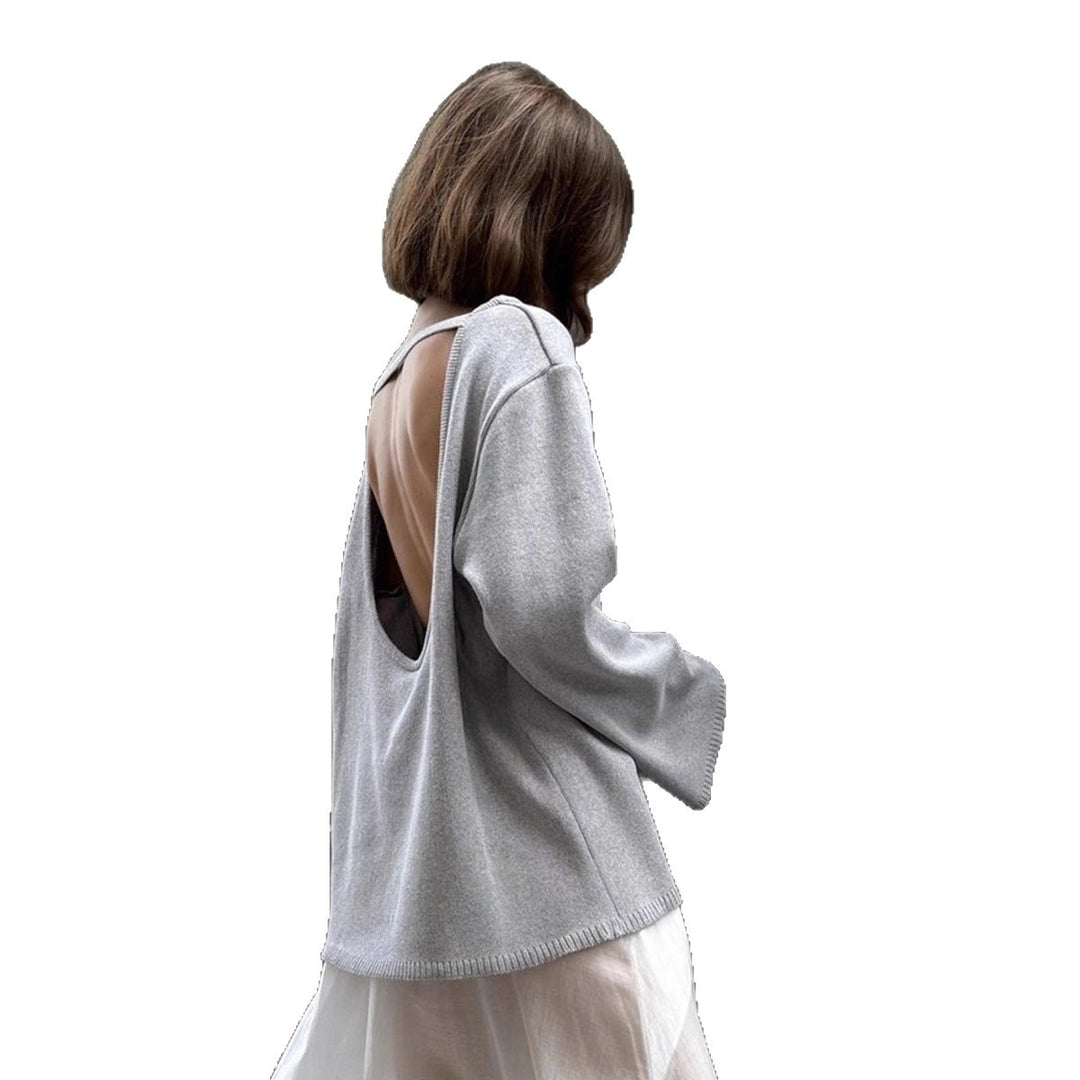 Kvinnor casual oversized stickad tröja Mirla-Eva Jonsson