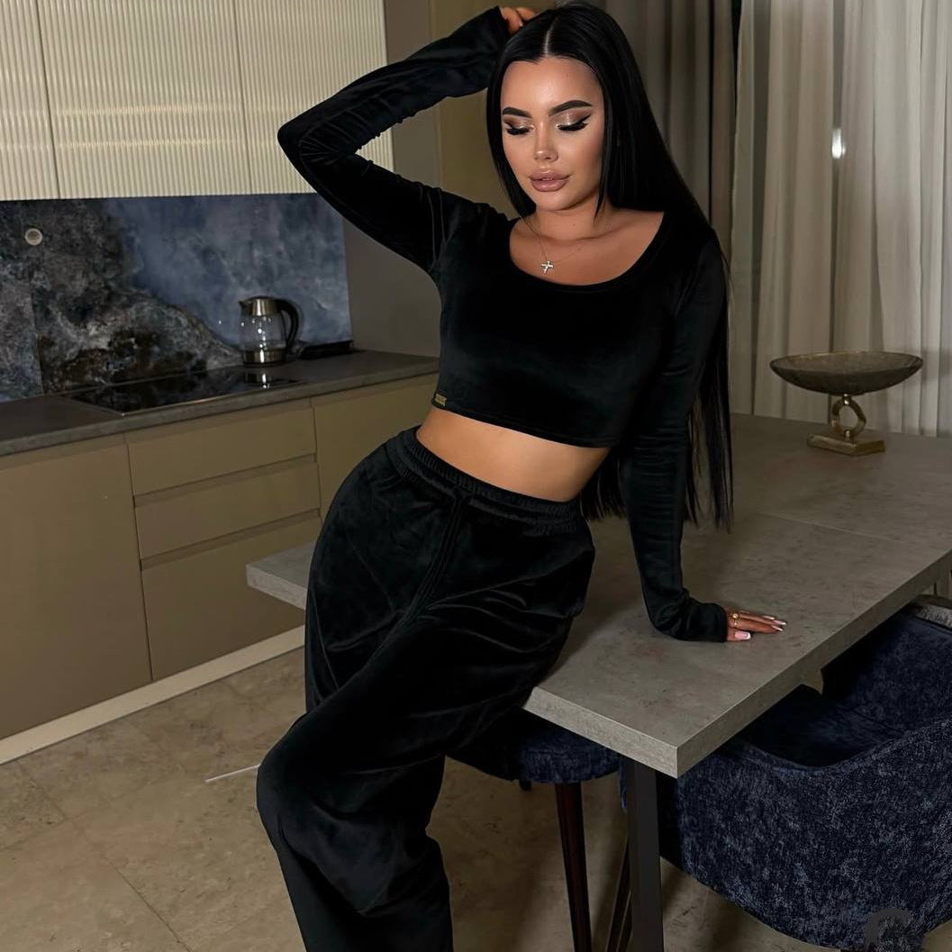 Kvinnor crop-top sweatshirt Mirla-Eva Jonsson