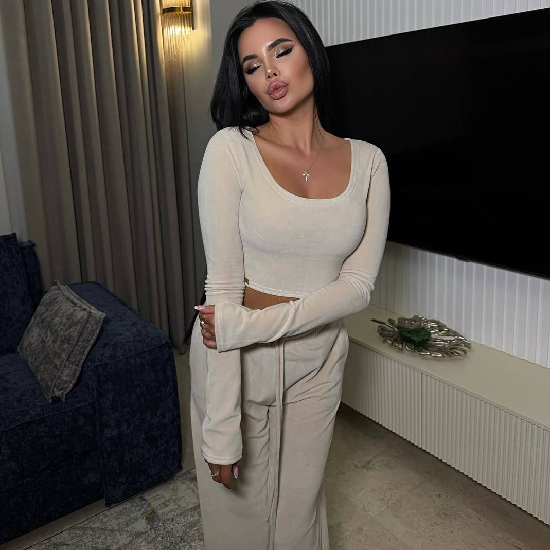 Kvinnor crop-top sweatshirt Mirla-Eva Jonsson