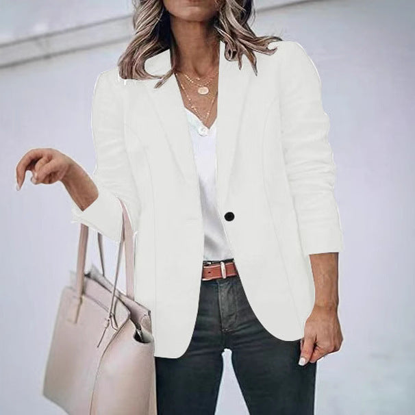 Kvinnor elegant blazer jacka med strukturerad passform Mirla-Eva Jonsson