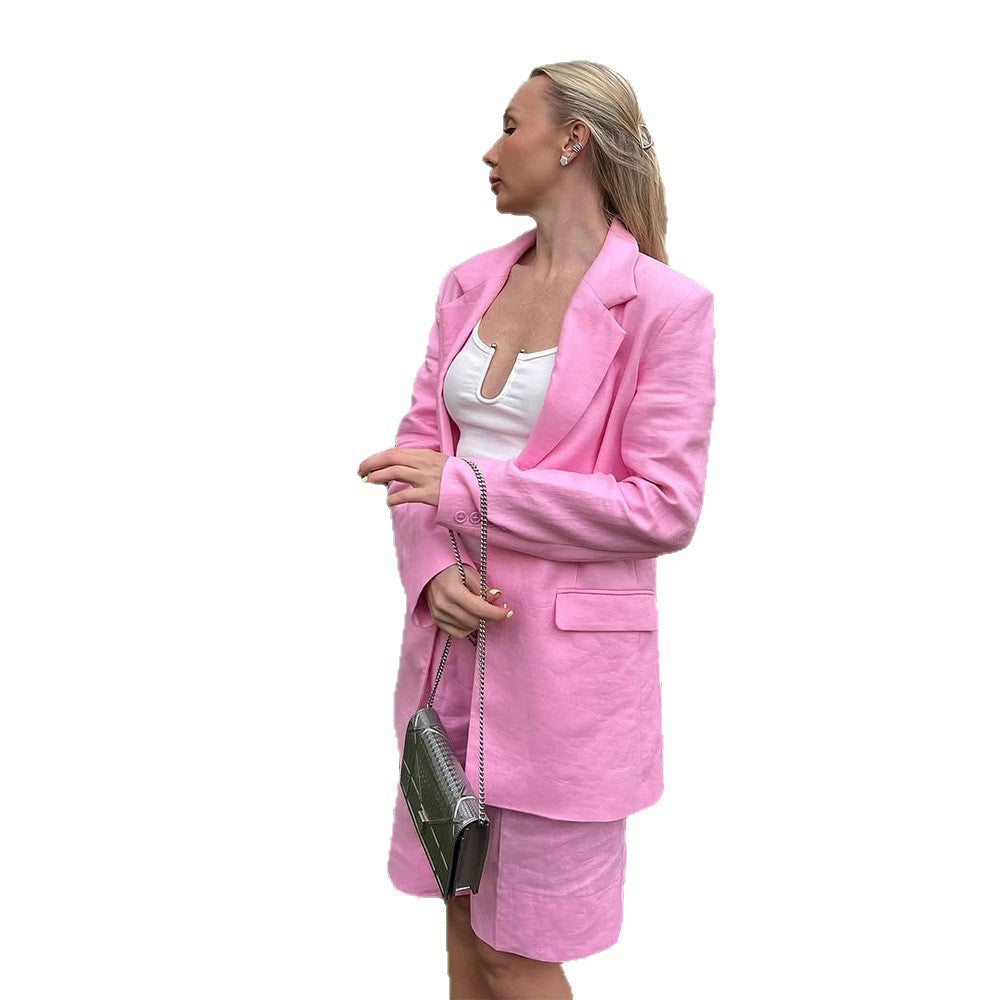 Kvinnor elegant blazerset med shorts Mirla-Eva Jonsson