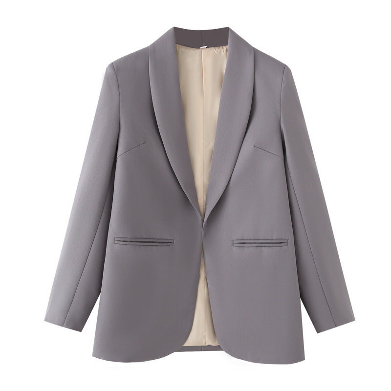 Kvinnor elegant kavaj med unik skärning och fickor Mirla-Eva Jonsson