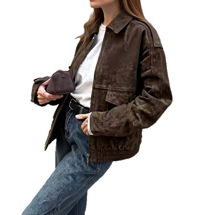 Kvinnor elegant lätt jacka med oversized skärning och praktiska fickor Mirla-Eva Jonsson