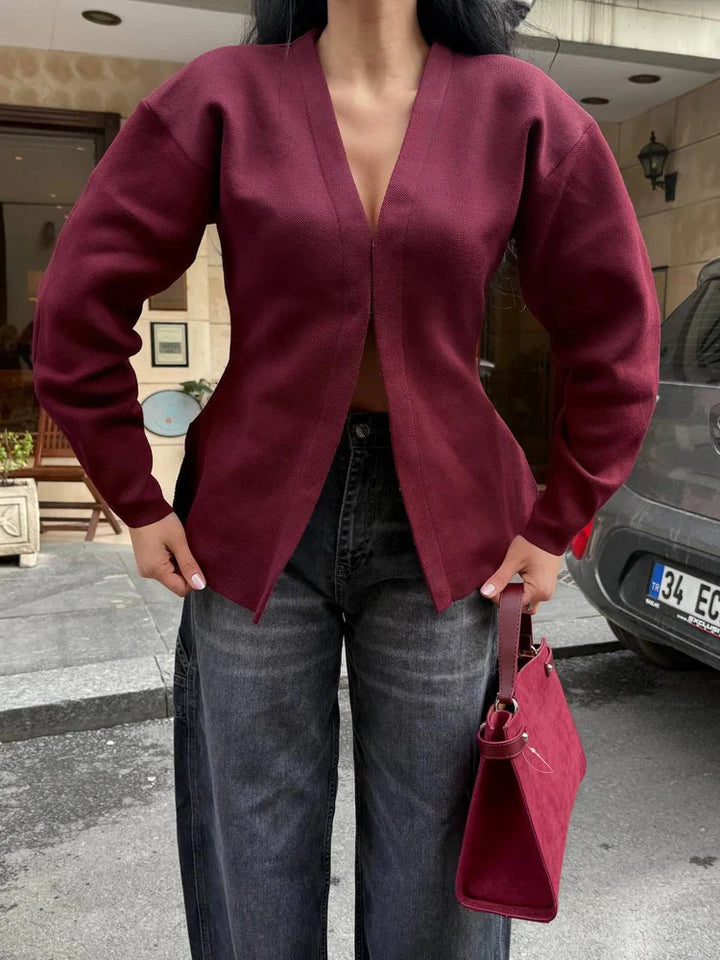 Kvinnor elegant och bekväm cardigan Mirla-Eva Jonsson
