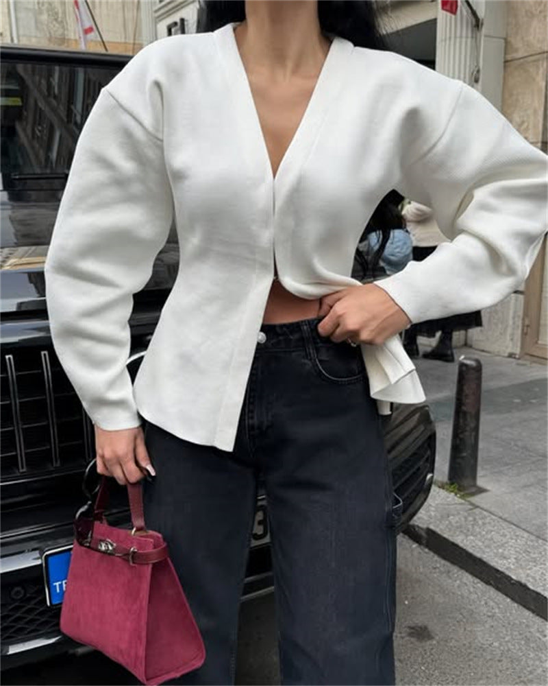 Kvinnor elegant och bekväm cardigan Mirla-Eva Jonsson