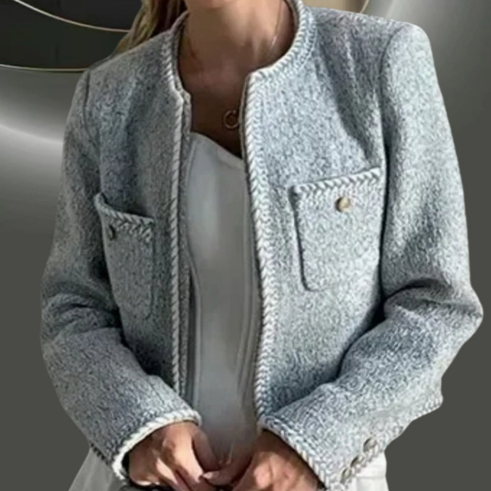 Kvinnor elegant och strukturerad kort jacka Eva Jonsson-Eva Jonsson