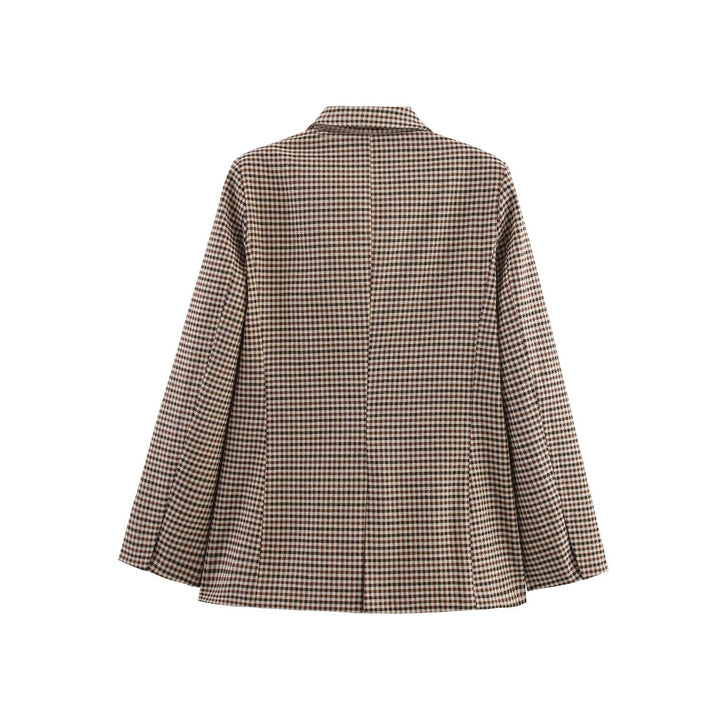 Kvinnor elegant rutig blazer Mirla-Eva Jonsson