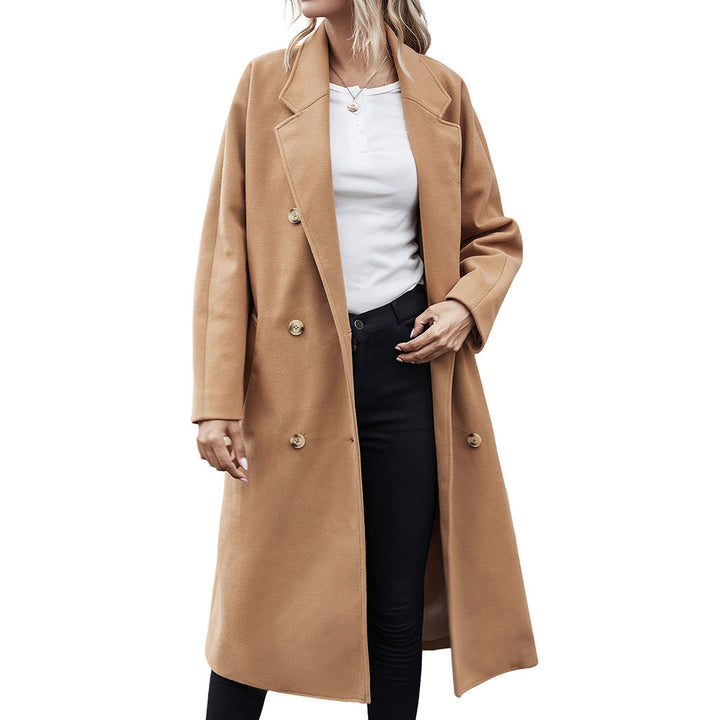 Kvinnor elegant trenchcoat med figursydd bälte och stora fickor Eva Jonsson-Eva Jonsson