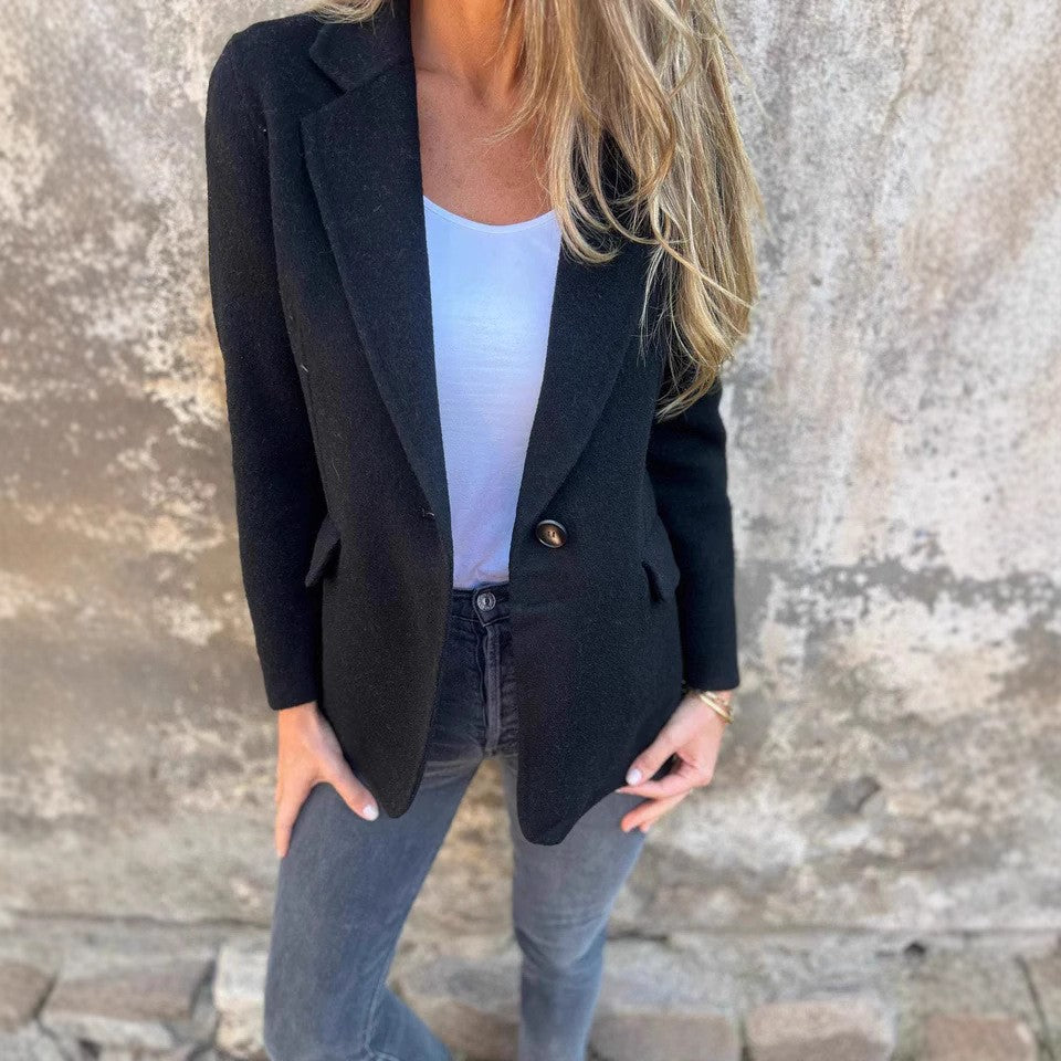 Kvinnor elegant ullblazer Mirla-Eva Jonsson