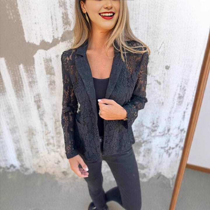 Kvinnor eleganta spetsblazer Mirla-Eva Jonsson