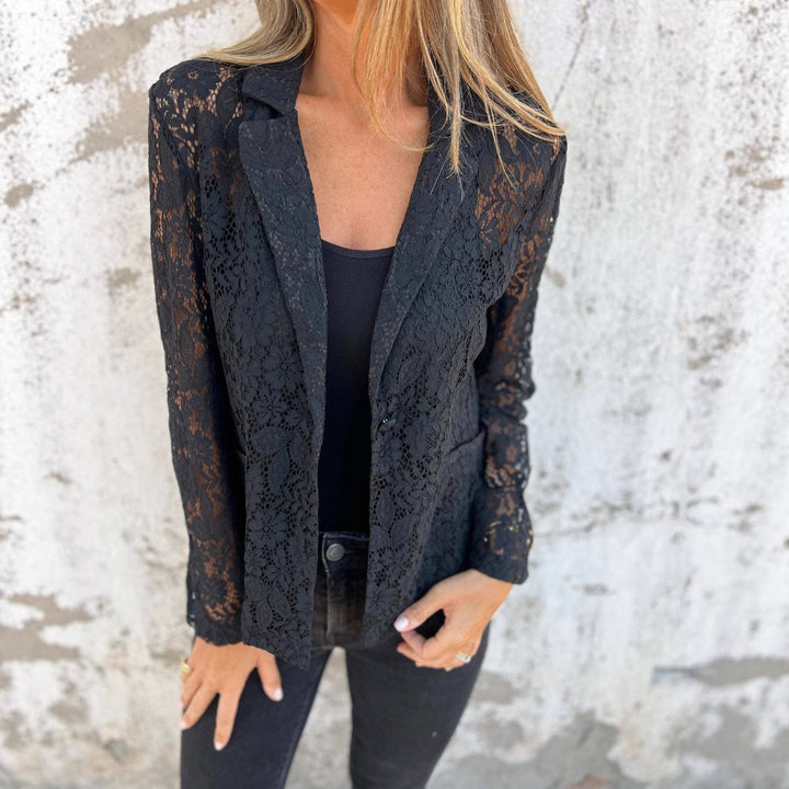 Kvinnor eleganta spetsblazer Mirla-Eva Jonsson