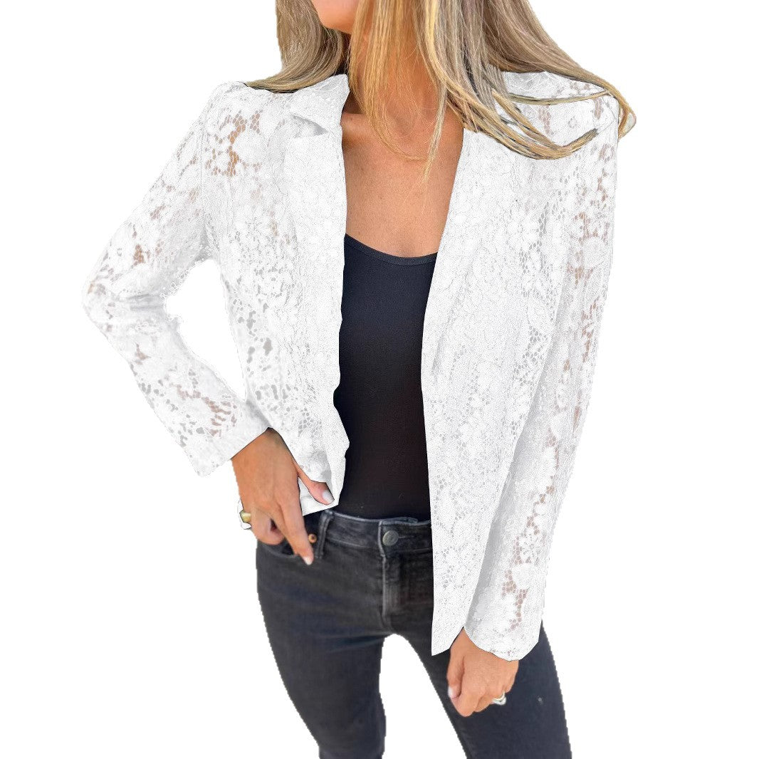 Kvinnor eleganta spetsblazer Mirla-Eva Jonsson