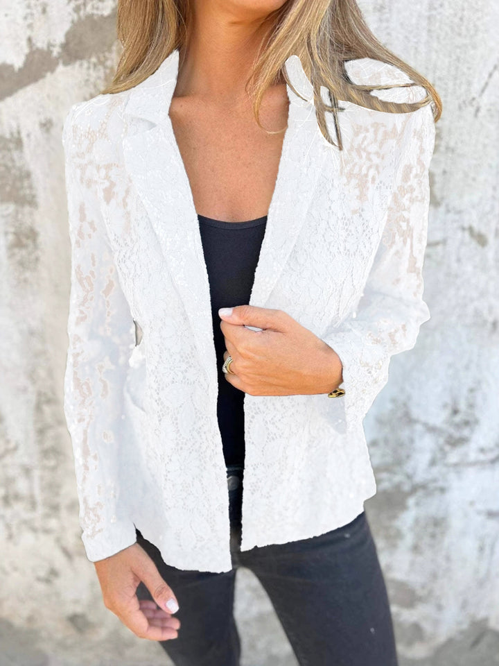 Kvinnor eleganta spetsblazer Mirla-Eva Jonsson
