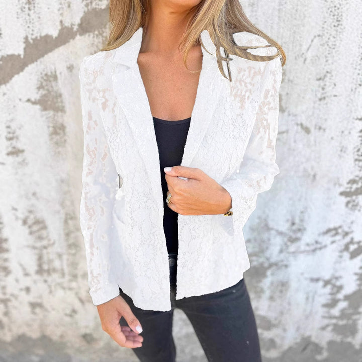 Kvinnor eleganta spetsblazer Mirla-Eva Jonsson