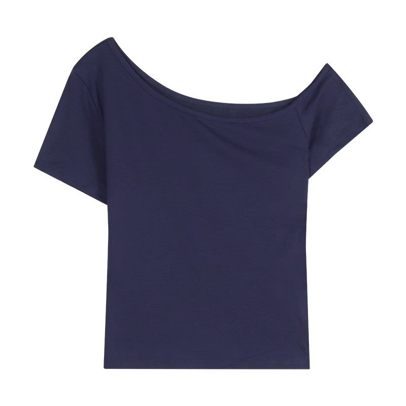 Kvinnor figursydd off-shoulder topp gjord av mjukt stretchmaterial Mirla-Eva Jonsson