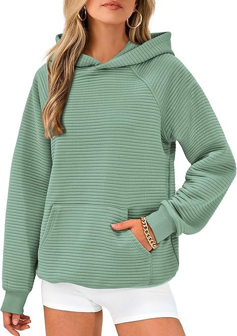 Kvinnor hoodie av strukturerat tyg Mirla-Eva Jonsson