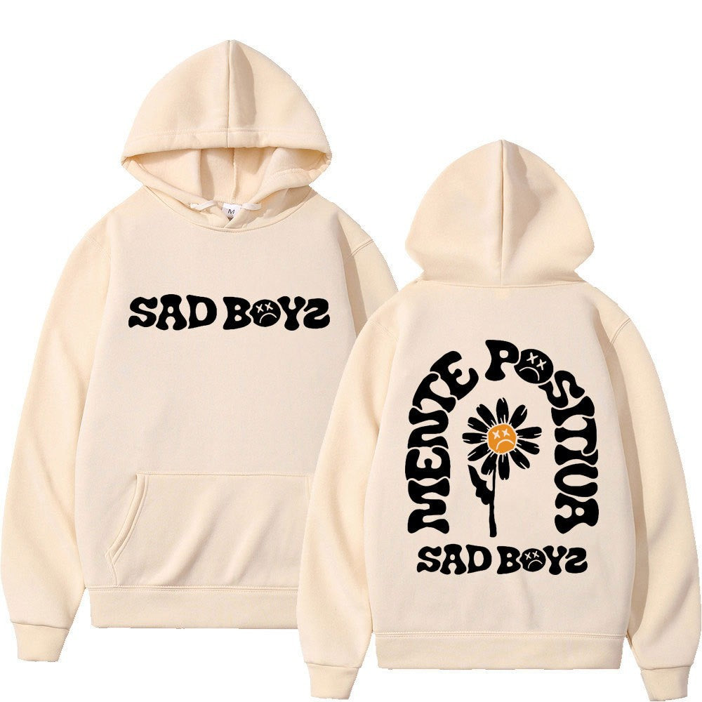 Kvinnor hoodie med kreativ grafisk tryck och bekväm passform Mirla-Eva Jonsson