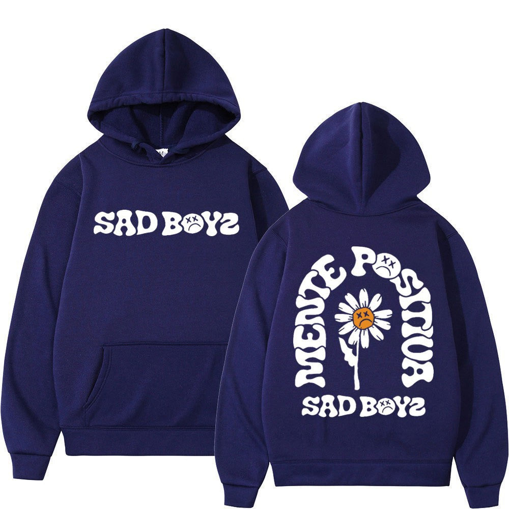 Kvinnor hoodie med kreativ grafisk tryck och bekväm passform Mirla-Eva Jonsson