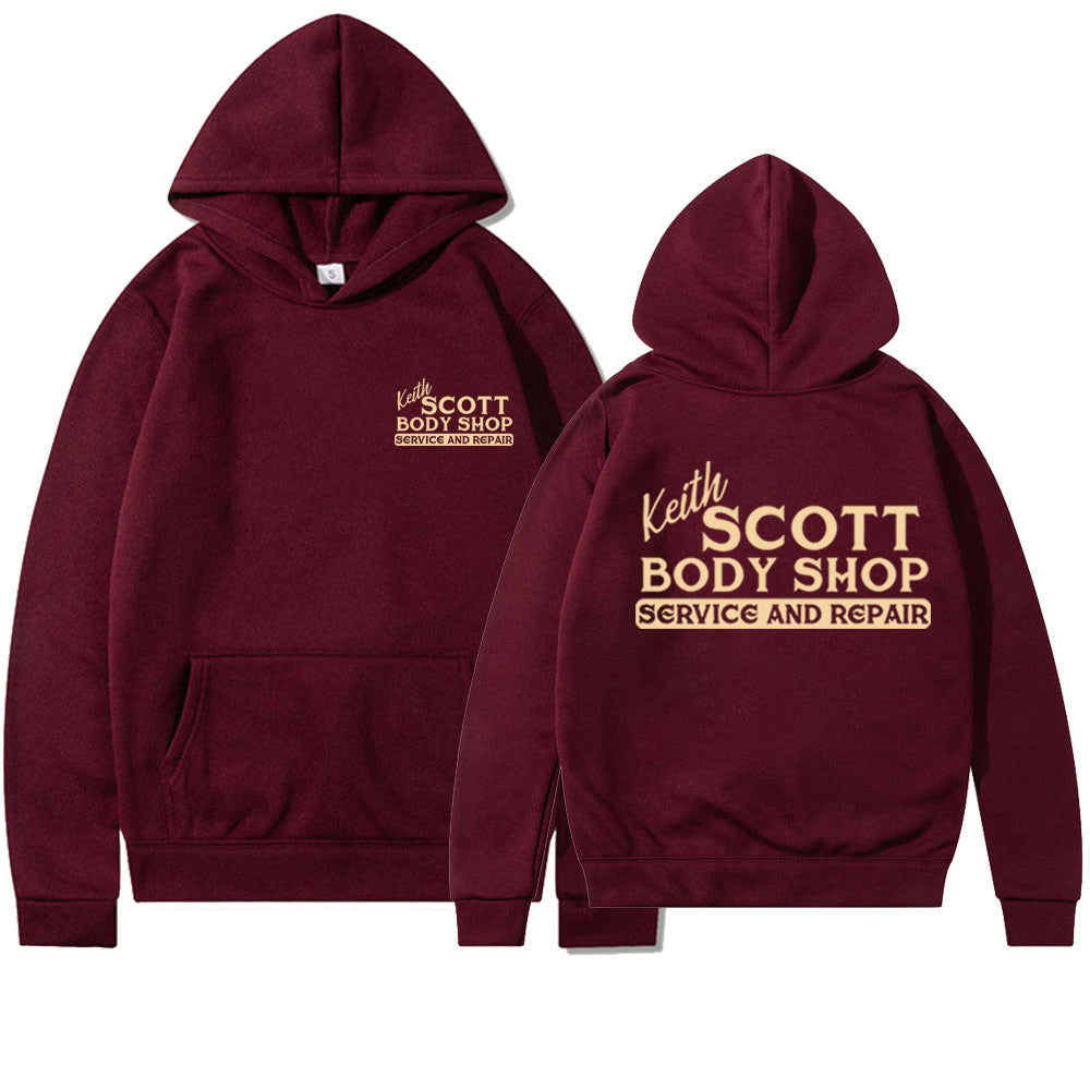 Kvinnor hoodie sweatshirt med kreativ tryck och mjukt fleece-material Mirla-Eva Jonsson