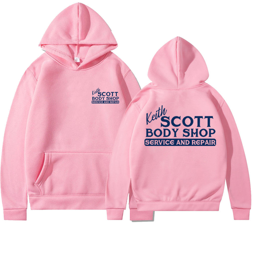 Kvinnor hoodie sweatshirt med kreativ tryck och mjukt fleece-material Mirla-Eva Jonsson