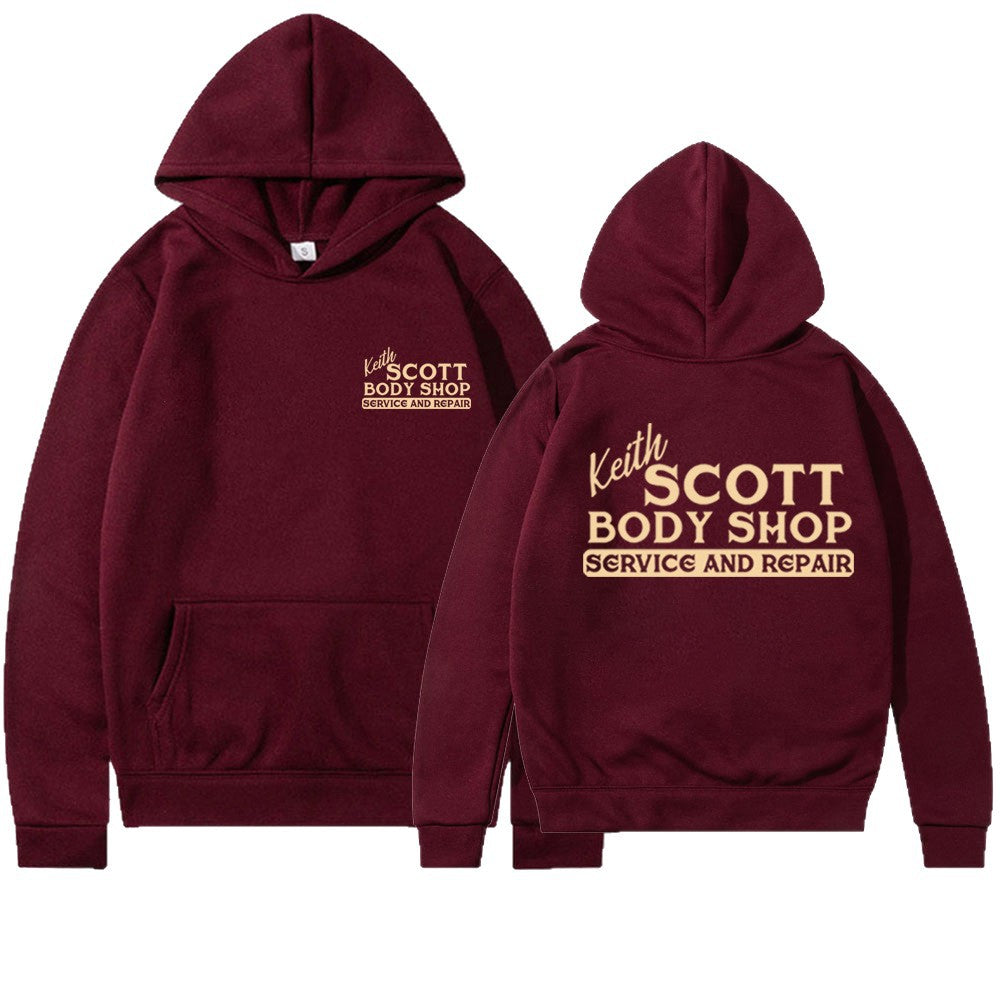 Kvinnor hoodie sweatshirt med kreativ tryck och mjukt fleece-material Mirla-Eva Jonsson