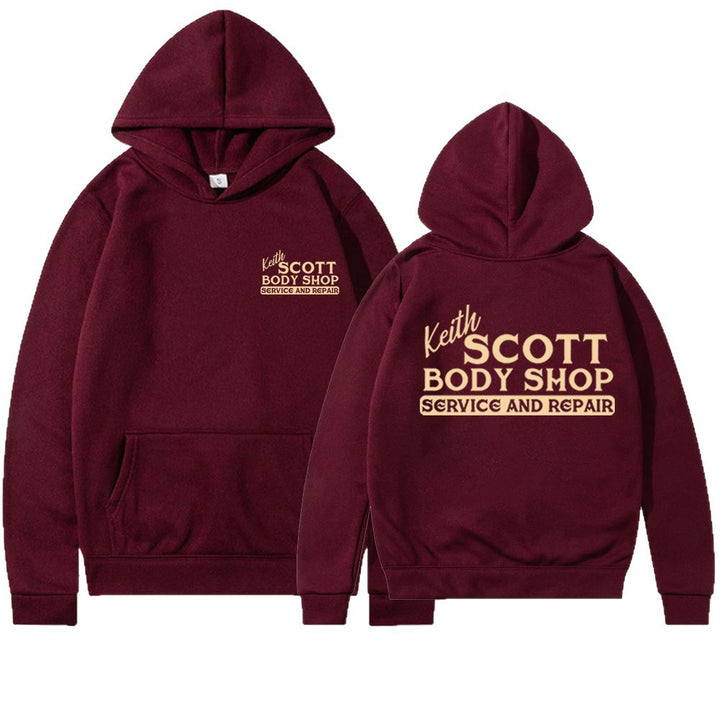 Kvinnor hoodie sweatshirt med kreativ tryck och mjukt fleece-material Mirla-Eva Jonsson