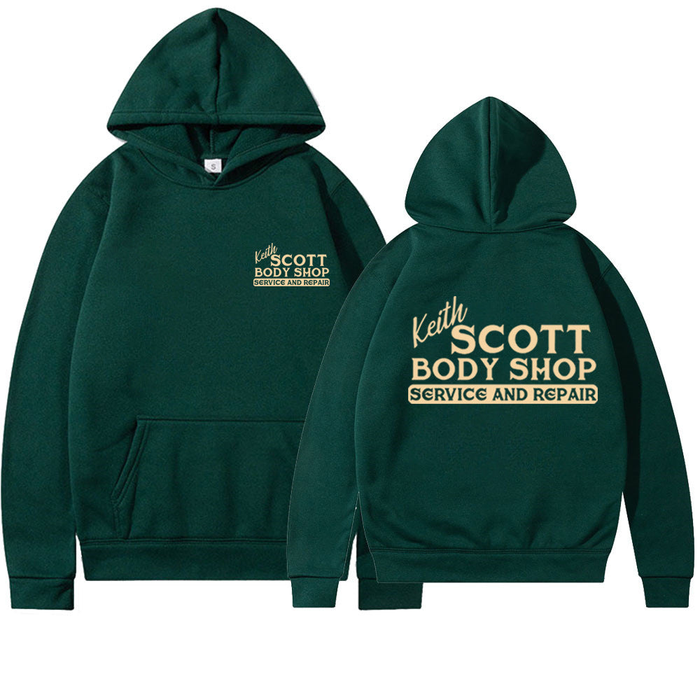 Kvinnor hoodie sweatshirt med kreativ tryck och mjukt fleece-material Mirla-Eva Jonsson