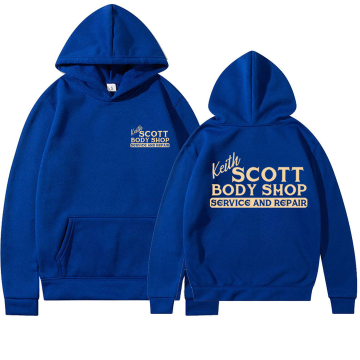 Kvinnor hoodie sweatshirt med kreativ tryck och mjukt fleece-material Mirla-Eva Jonsson