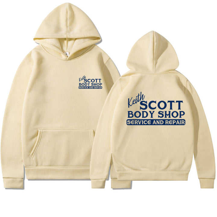 Kvinnor hoodie sweatshirt med kreativ tryck och mjukt fleece-material Mirla-Eva Jonsson