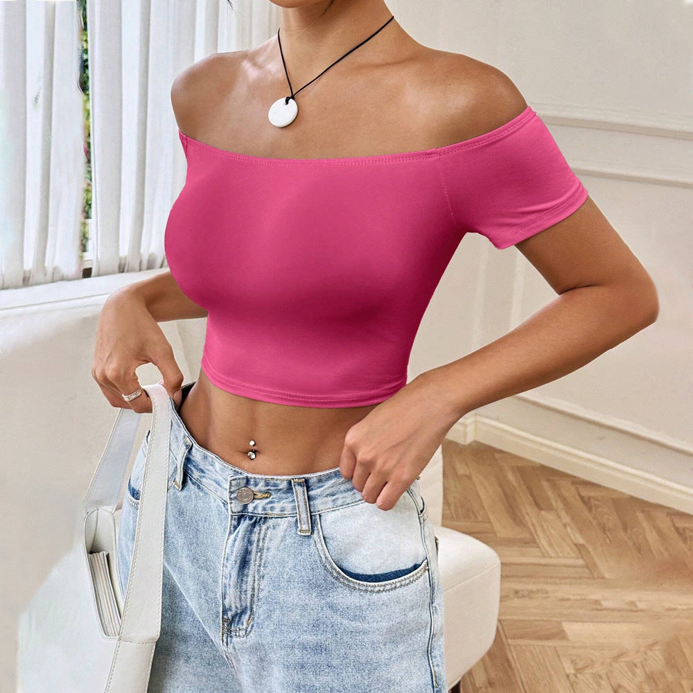 Kvinnor kort Off-Shoulder Skjorta Mirla-Eva Jonsson