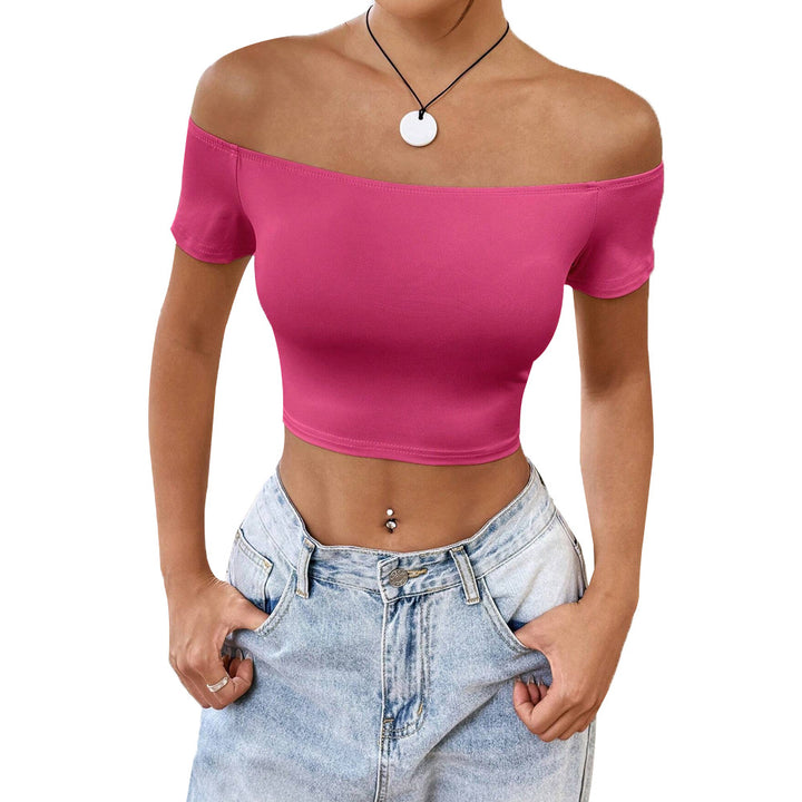 Kvinnor kort Off-Shoulder Skjorta Mirla-Eva Jonsson