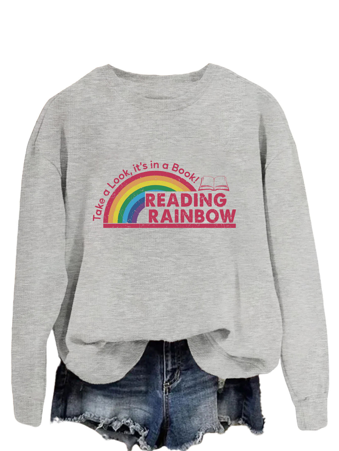 Kvinnor ledig sweatshirt med unik tryck Mirla-Eva Jonsson