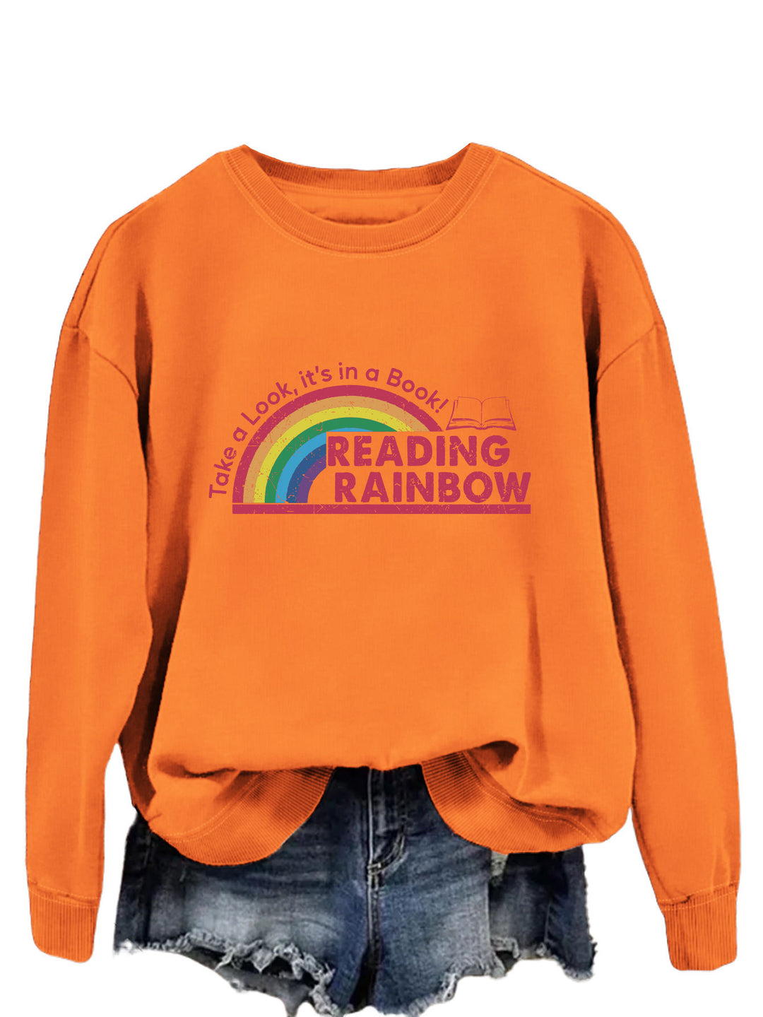 Kvinnor ledig sweatshirt med unik tryck Mirla-Eva Jonsson