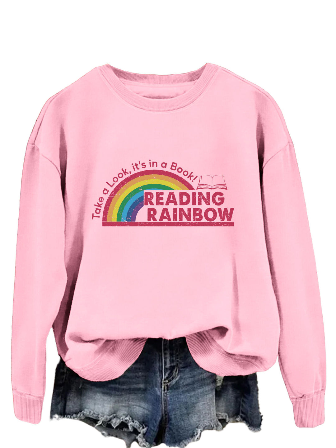 Kvinnor ledig sweatshirt med unik tryck Mirla-Eva Jonsson