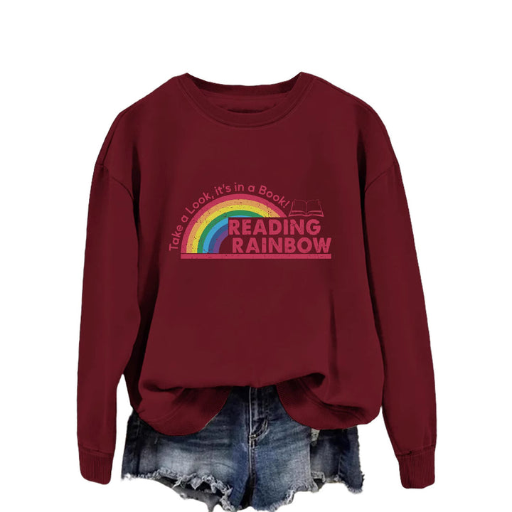 Kvinnor ledig sweatshirt med unik tryck Mirla-Eva Jonsson